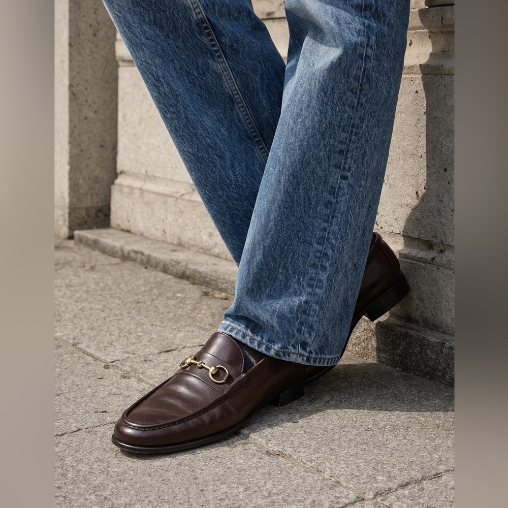 Gucci 1953 Horsebit Brown Leather Classic Loafers - Picture 9 of 9